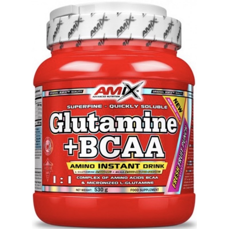 Amix Nutrition L-glutamiin + Bcaa 300 g foto